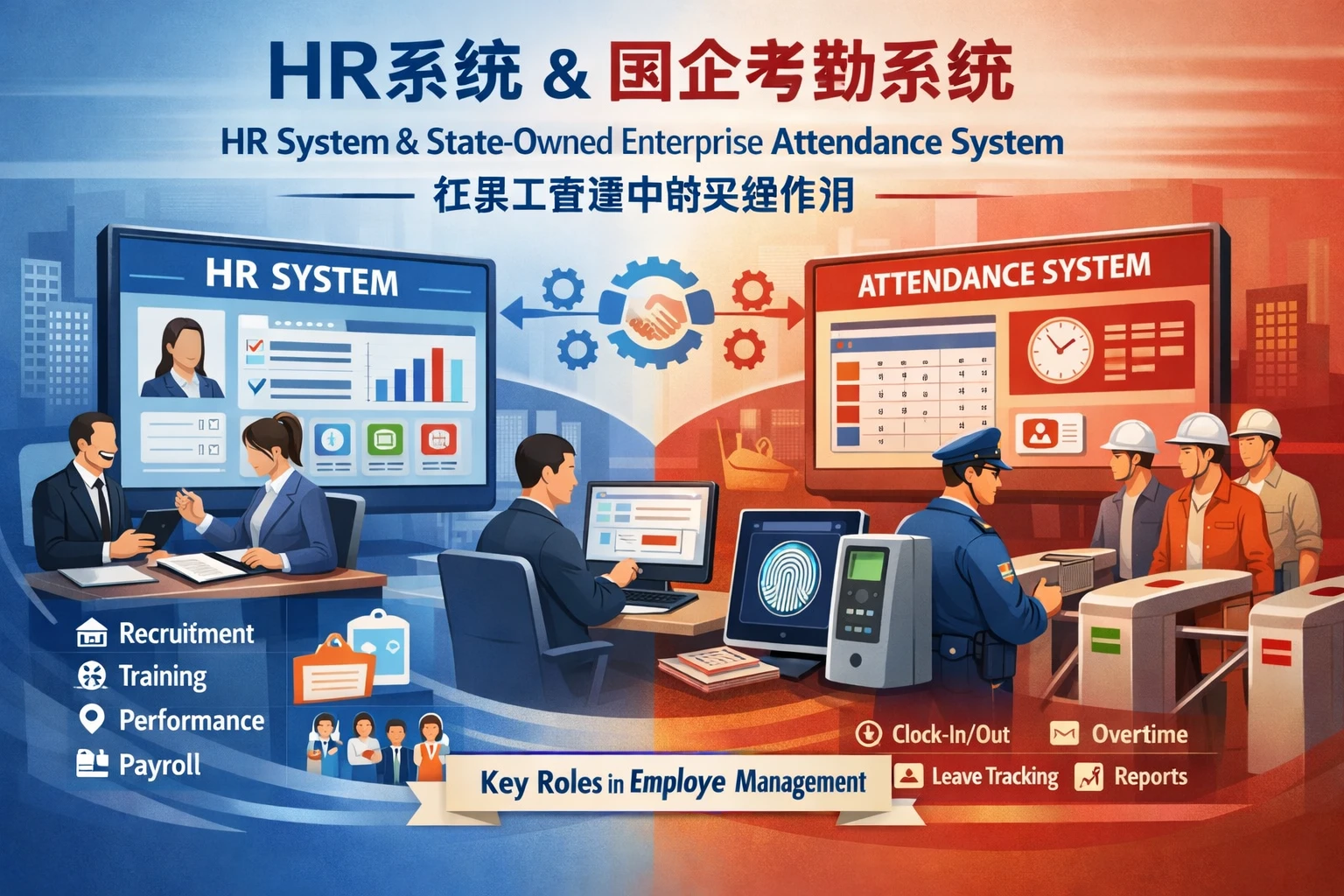 人力资源系统与国企考勤系统在员工管理中的关键作用