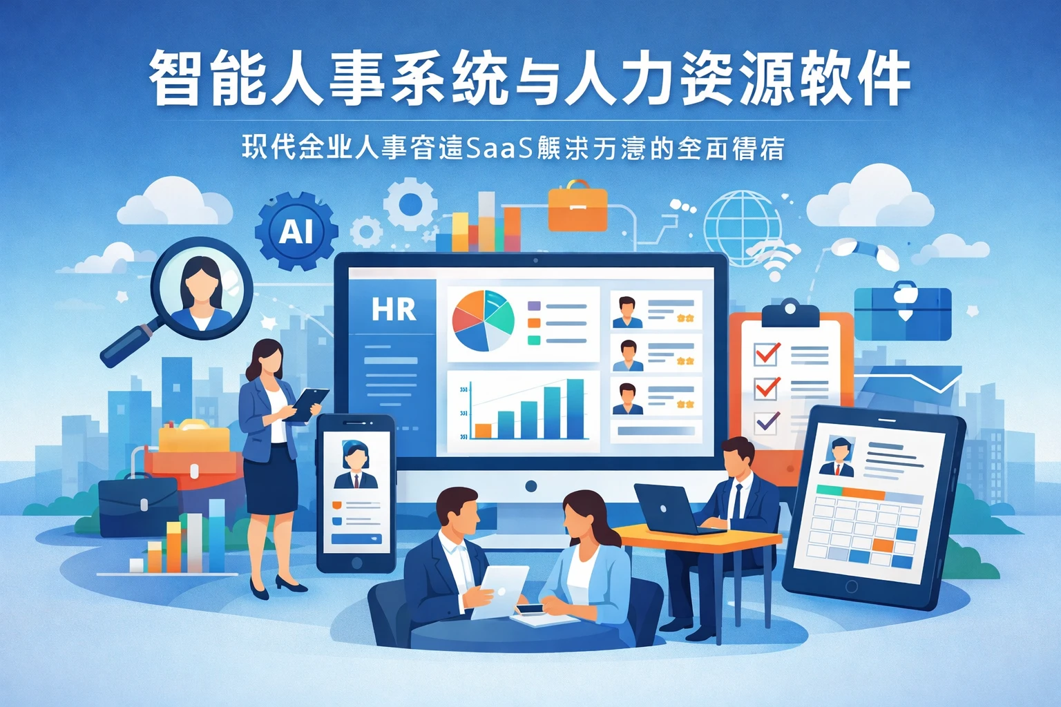智能人事系统与人力资源软件：现代企业人事管理SaaS解决方案的全面指南