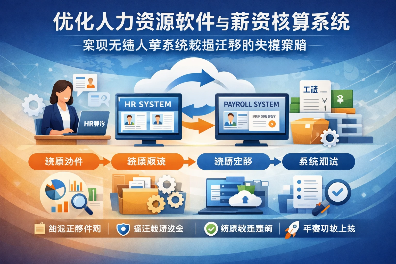 优化人力资源软件与薪资核算系统:实现无缝人事系统数据迁移的关键策略
