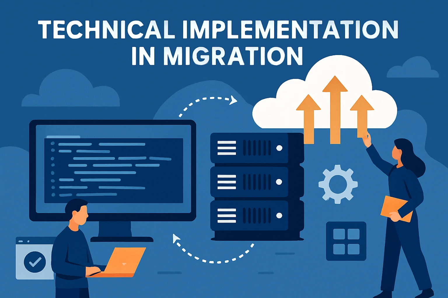 迁移过程中的技术实施