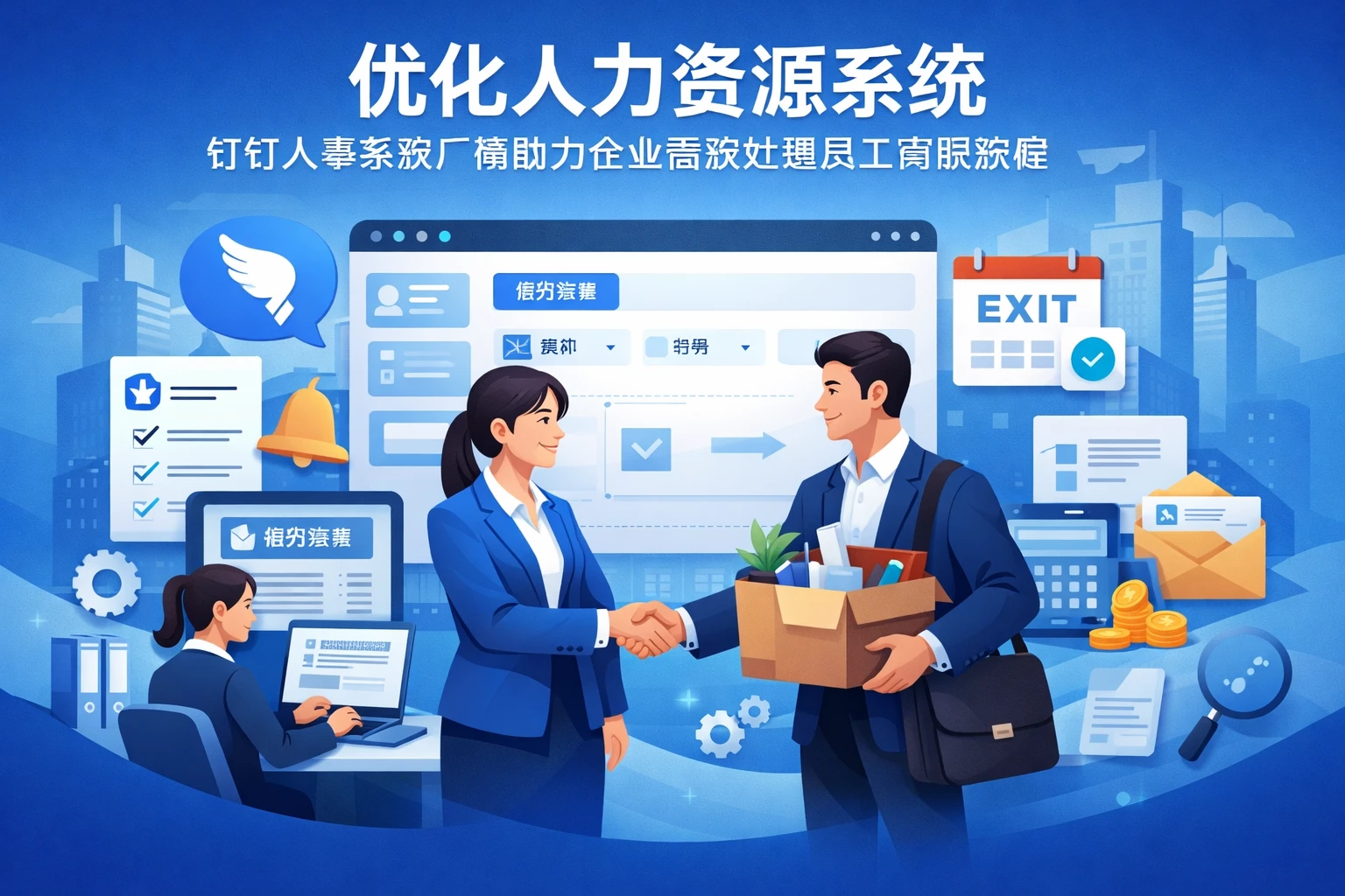 优化人力资源系统：钉钉人事系统厂商助力企业高效处理员工离职流程