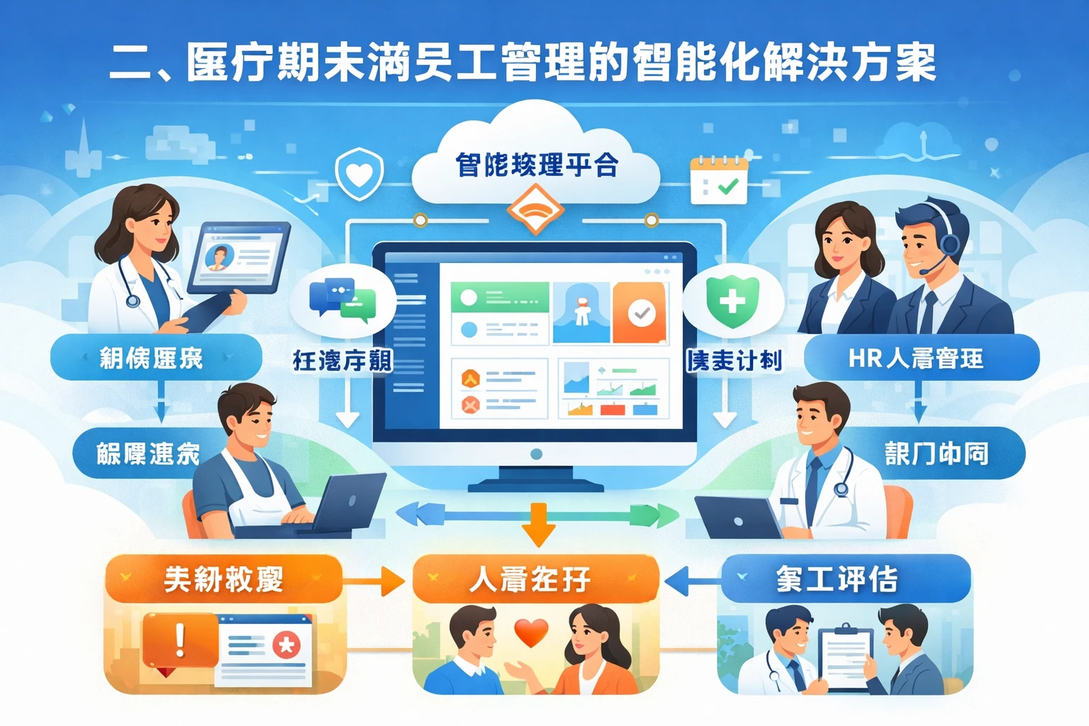 二、医疗期未满员工管理的智能化解决方案