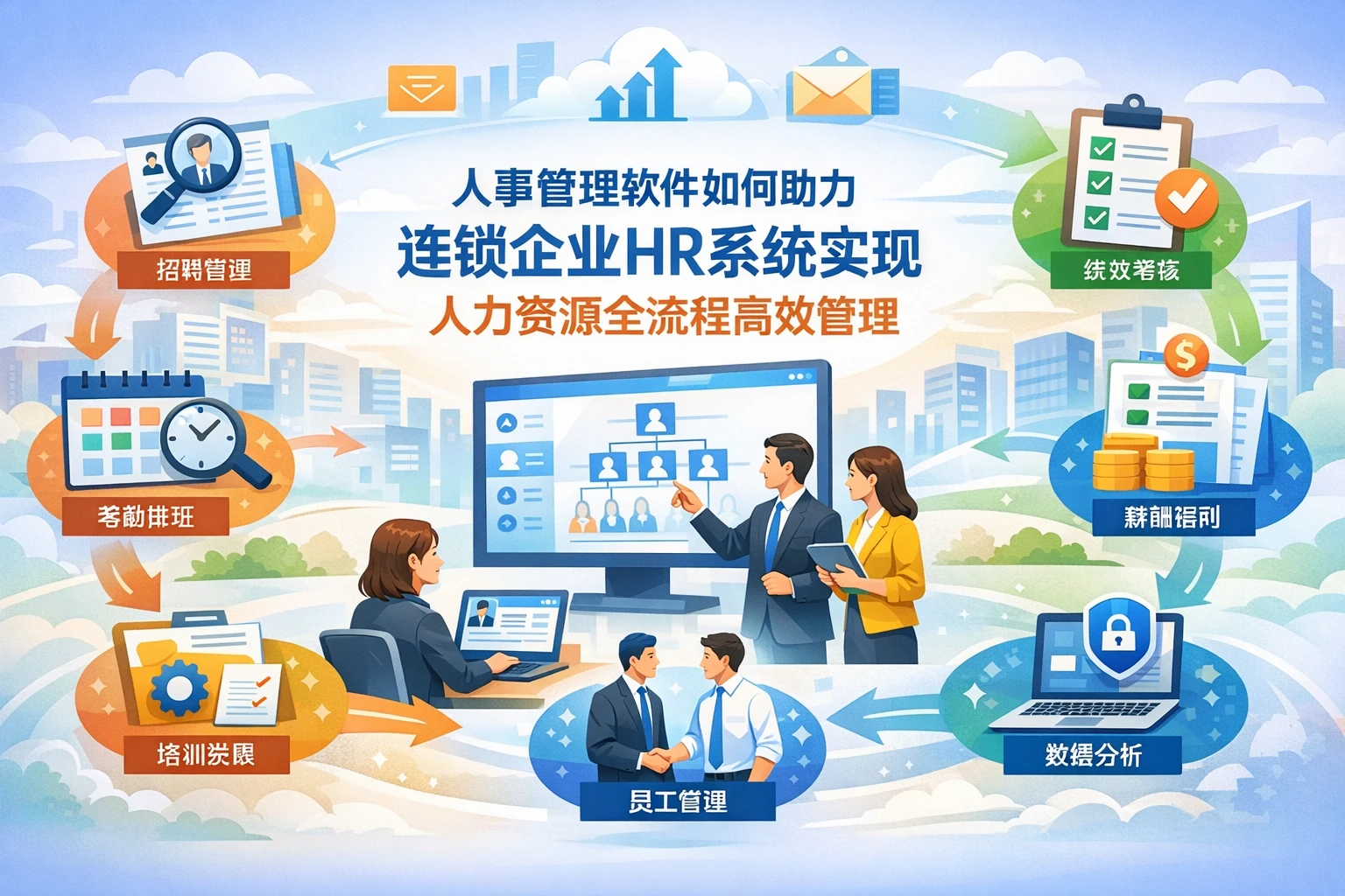 人事管理软件如何助力连锁企业HR系统实现人力资源全流程高效管理