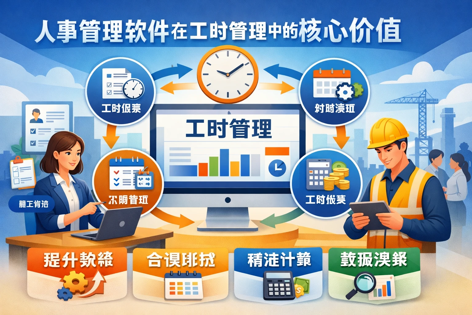 人事管理软件在工时管理中的核心价值