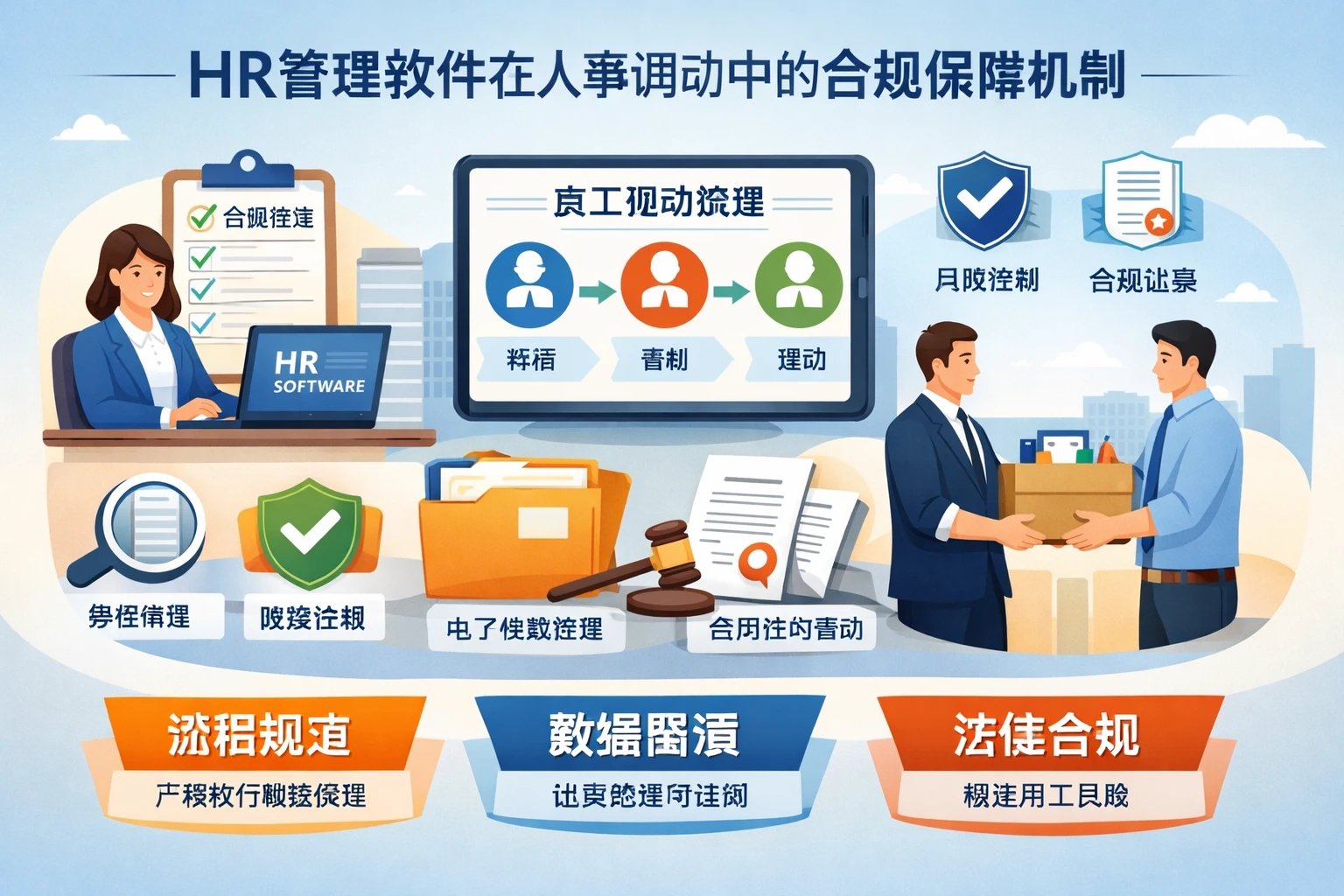 HR管理软件在人事调动中的合规保障机制