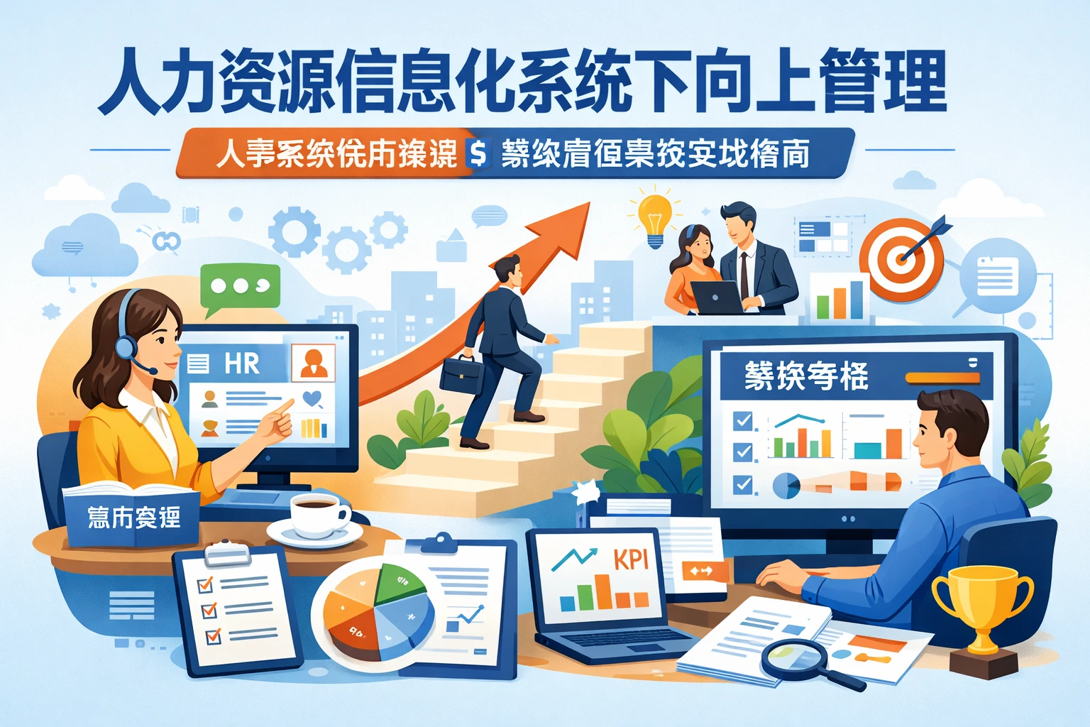 人力资源信息化系统下的向上管理：人事系统使用教程与绩效管理系统实战指南