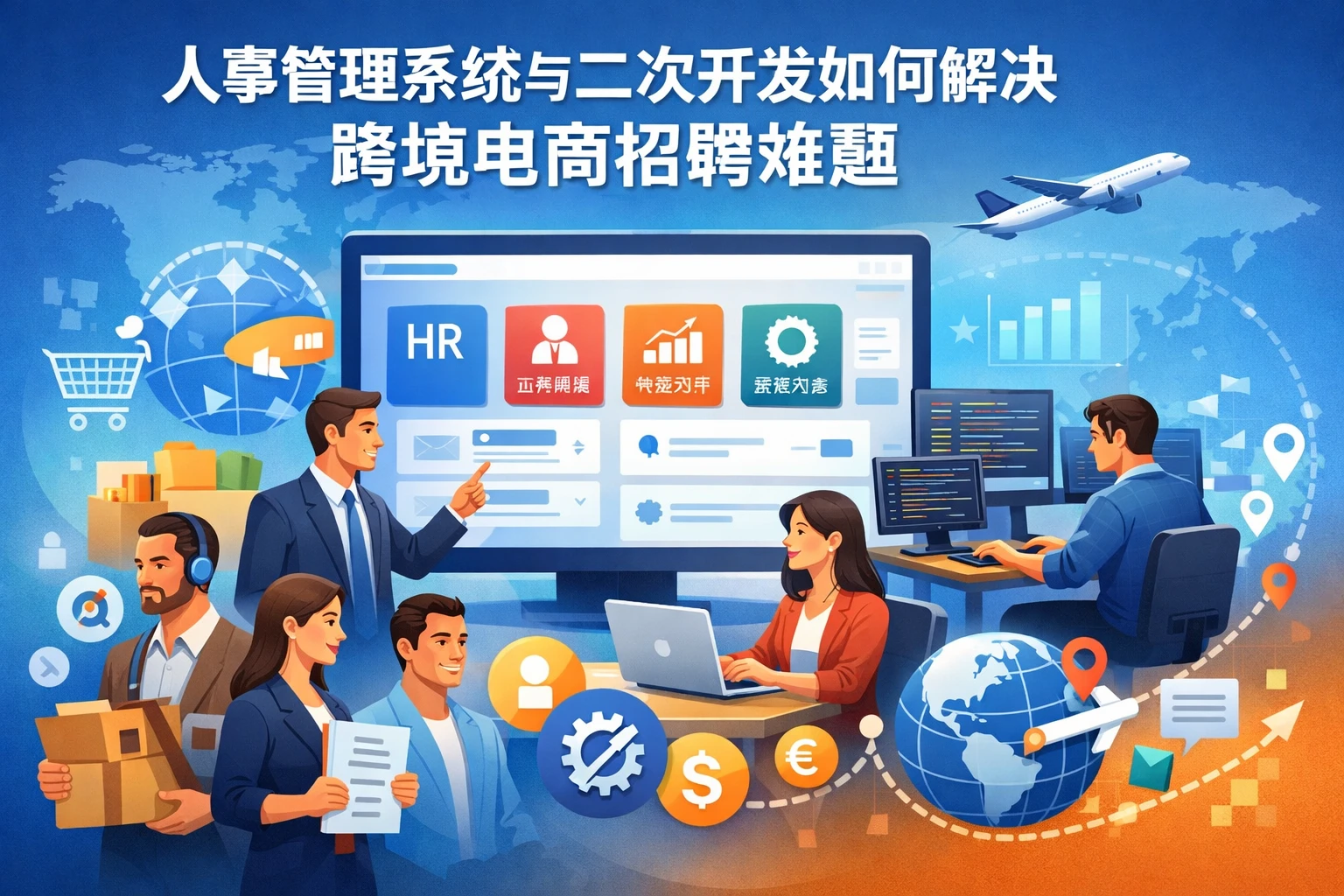 人事管理系统与二次开发如何解决跨境电商招聘难题