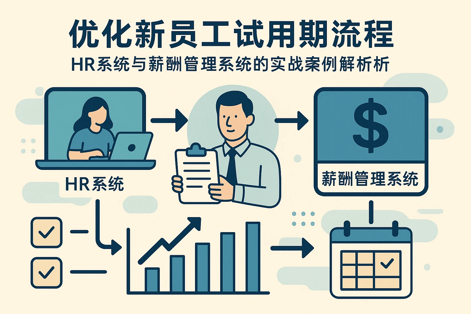 优化新员工试用期流程:HR系统与薪酬管理系统的实战案例解析