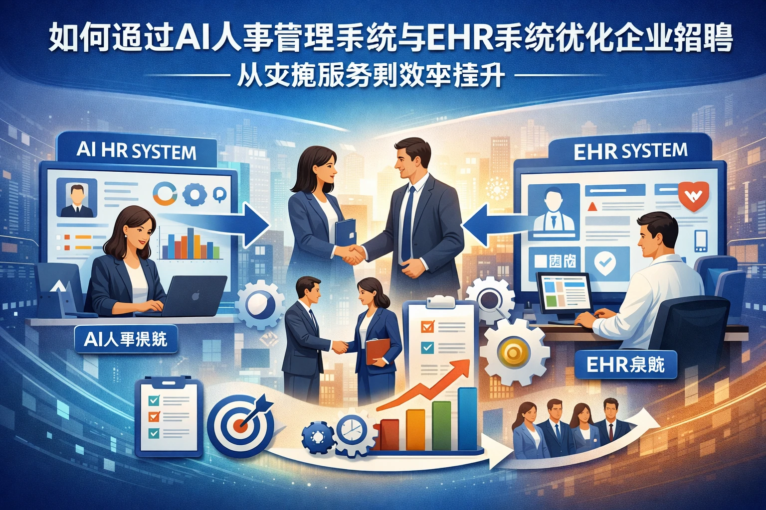 如何通过AI人事管理系统与EHR系统优化企业招聘流程——从实施服务到效率提升