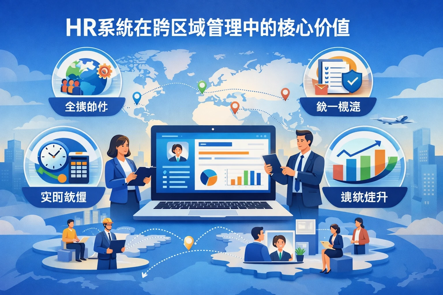 HR系统在跨区域管理中的核心价值