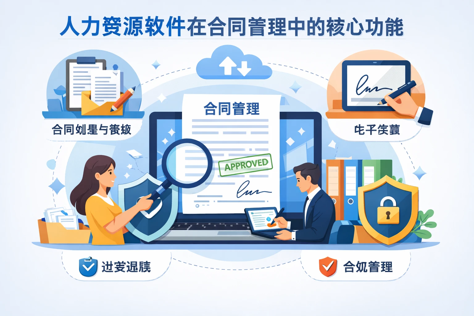 人力资源软件在合同管理中的核心功能