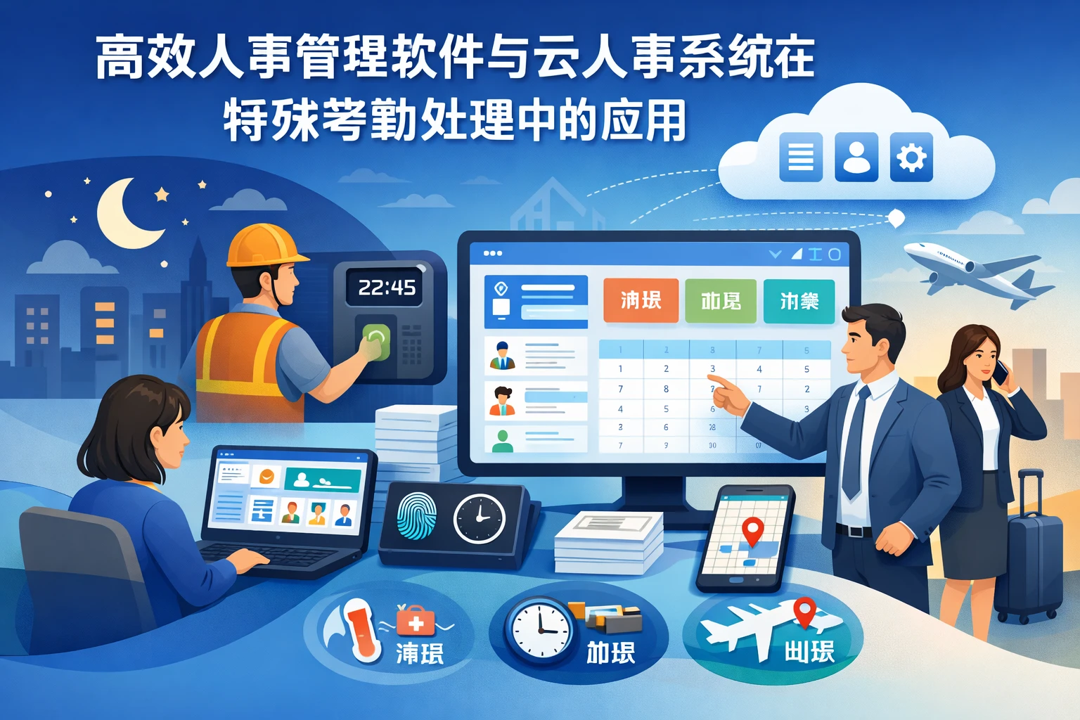 高效人事管理软件与云人事系统在特殊考勤处理中的应用