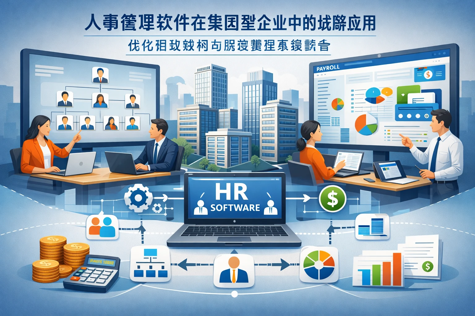 人事管理软件在集团型企业中的战略应用：优化组织架构与薪资管理系统整合