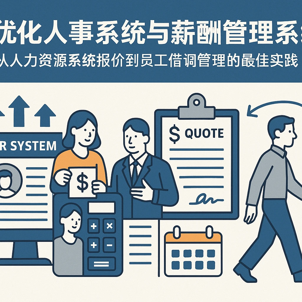 优化人事系统与薪酬管理系统:从人力资源系统报价到员工借调管理的最佳实践