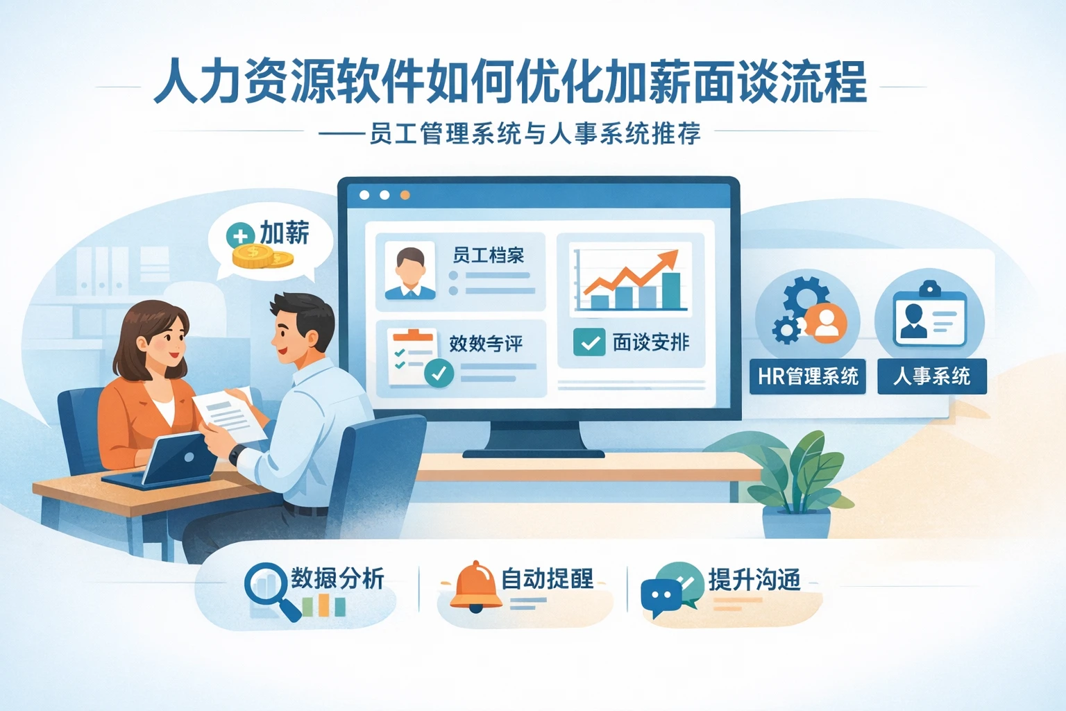 人力资源软件如何优化加薪面谈流程 - 员工管理系统与人事系统推荐