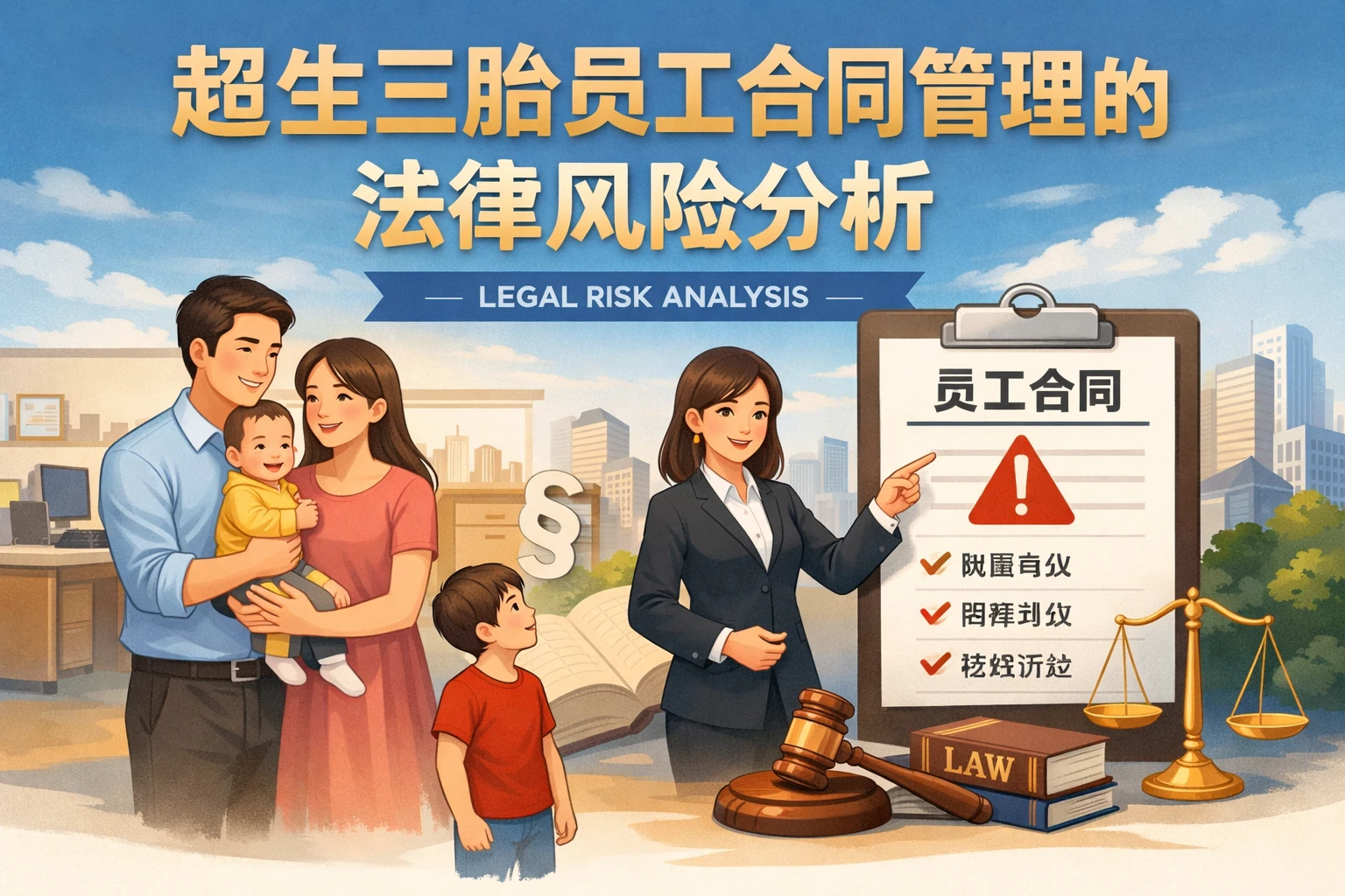 超生三胎员工合同管理的法律风险分析
