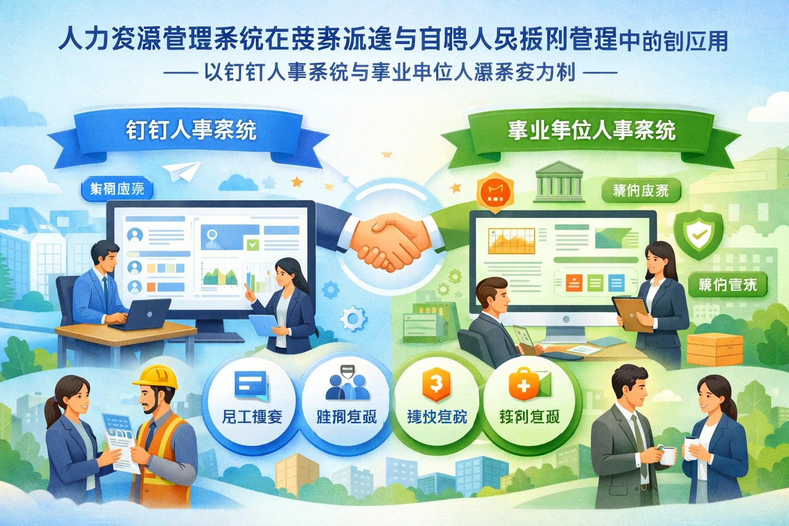 人力资源管理系统在劳务派遣与直聘人员福利管理中的创新应用——以钉钉人事系统与事业单位人事系统为例