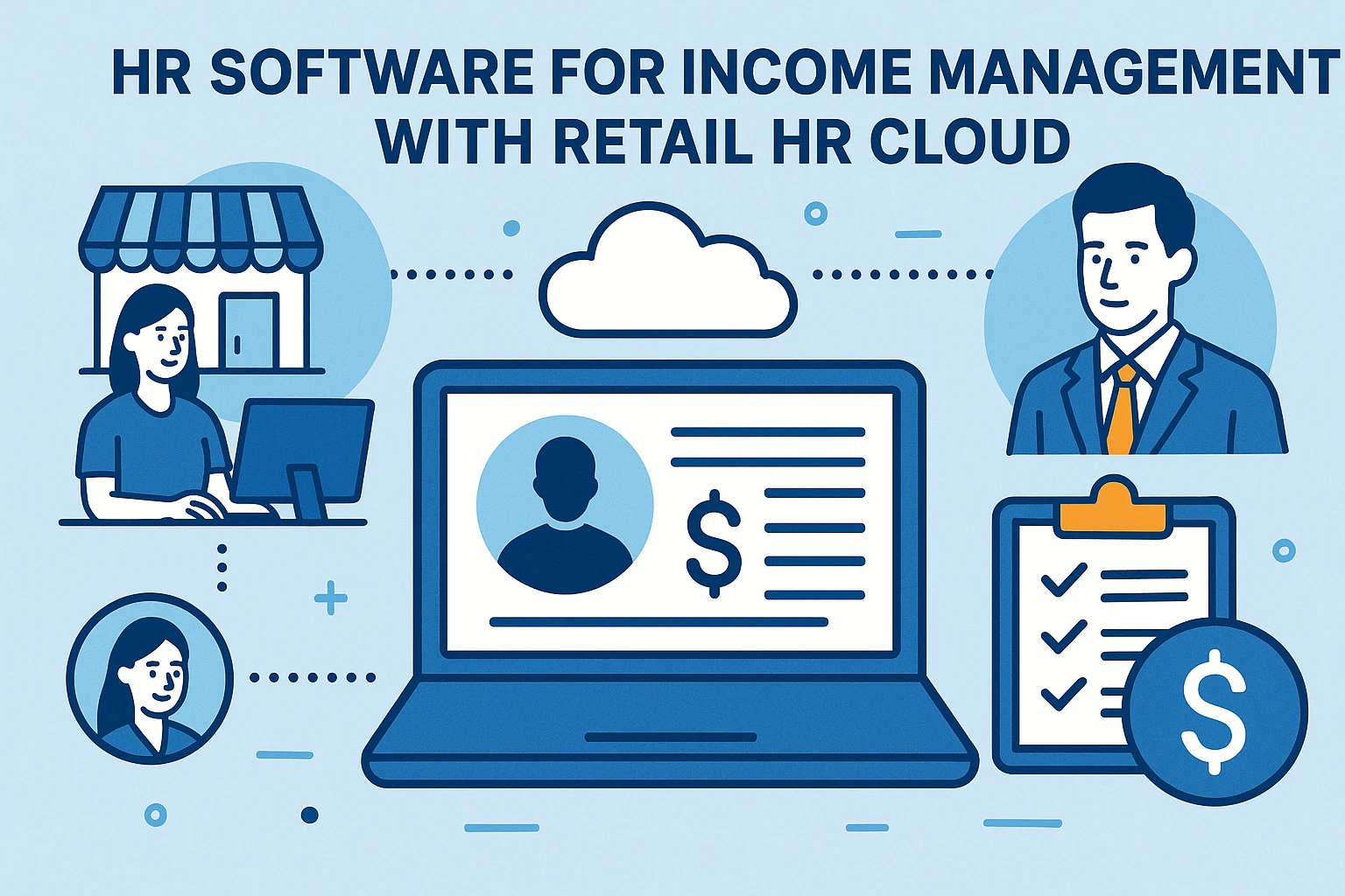 人力资源软件如何通过零售业人事系统云端版实现员工收入精准管理