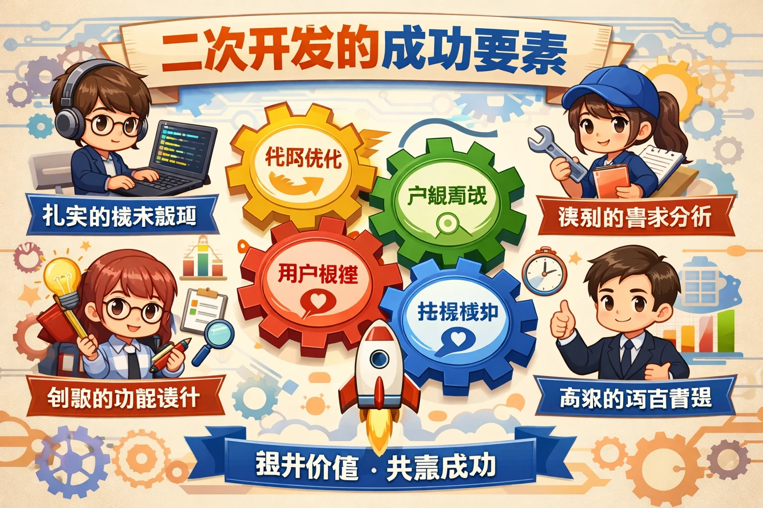 二次开发的成功要素