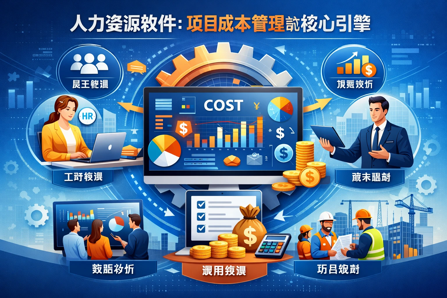 人力资源软件：项目成本管理的核心引擎