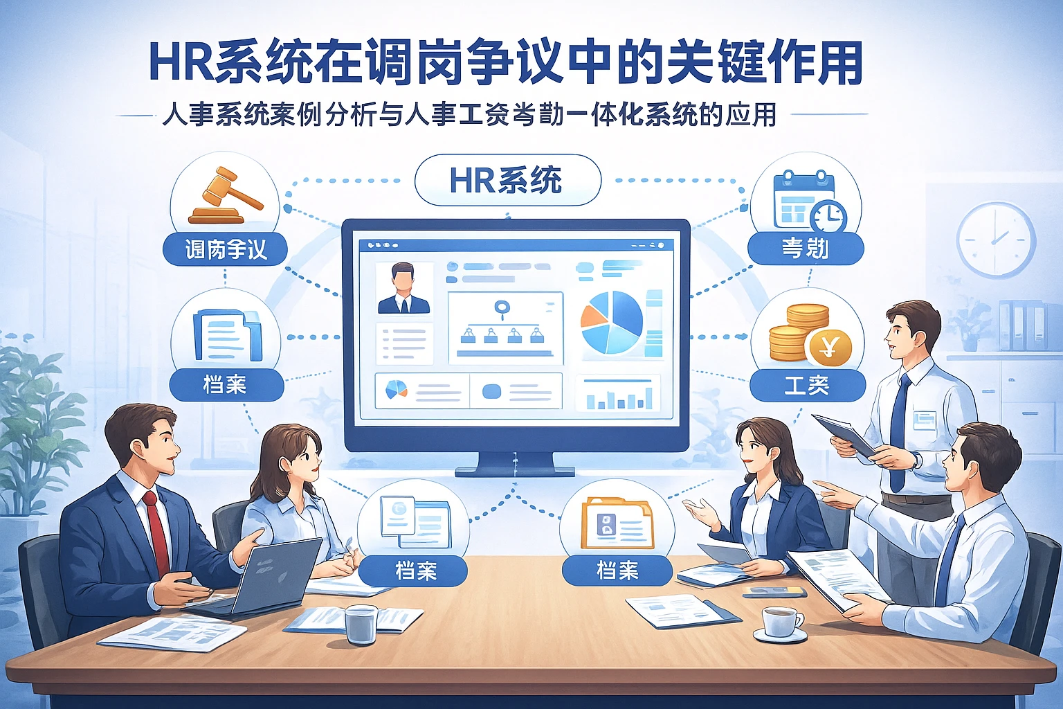 HR系统在调岗争议中的关键作用：人事系统案例分析与人事工资考勤一体化系统的应用