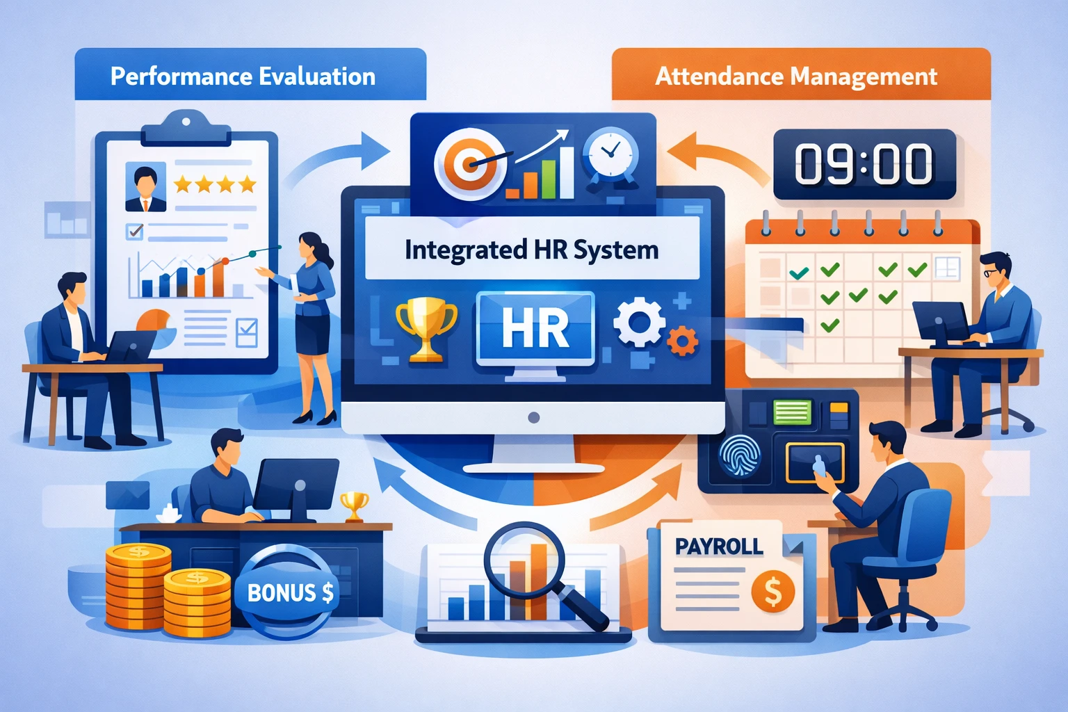 现代人事系统中绩效考核与考勤系统的整合应用