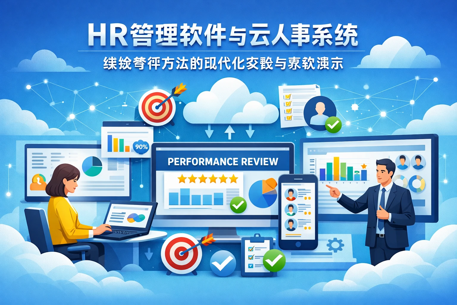 HR管理软件与云人事系统：绩效考评方法的现代化实践与系统演示