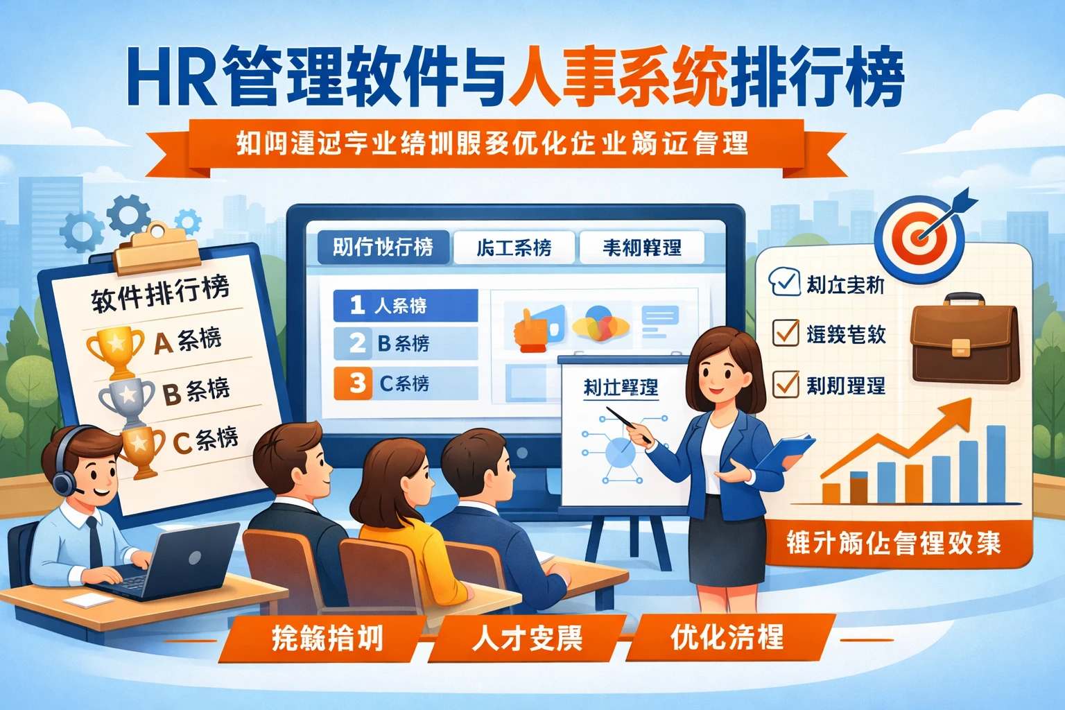 HR管理软件与人事系统排行榜：如何通过专业培训服务优化企业岗位管理