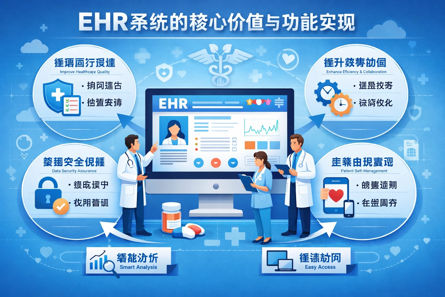EHR系统的核心价值与功能实现