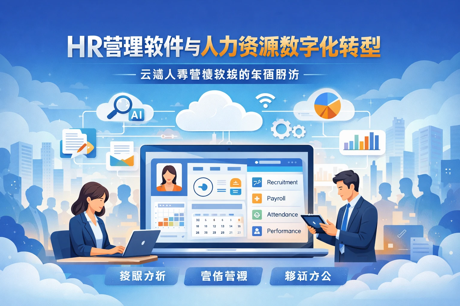 HR管理软件与人力资源数字化转型:云端人事管理系统的全面解析