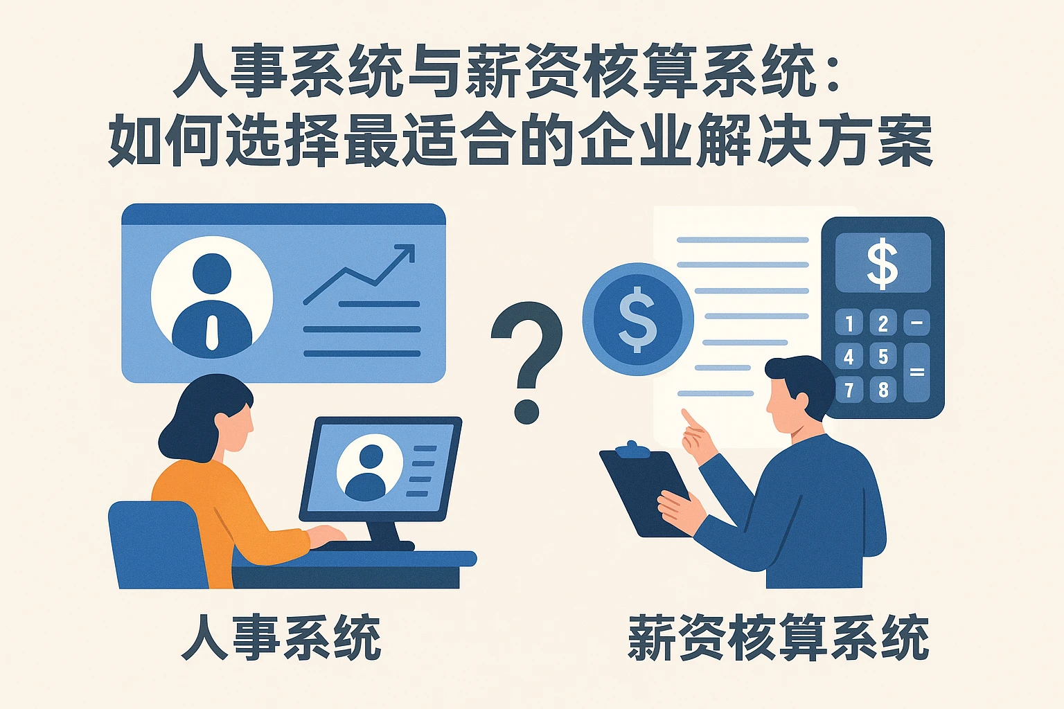 人事系统与薪资核算系统：如何选择最适合的企业解决方案