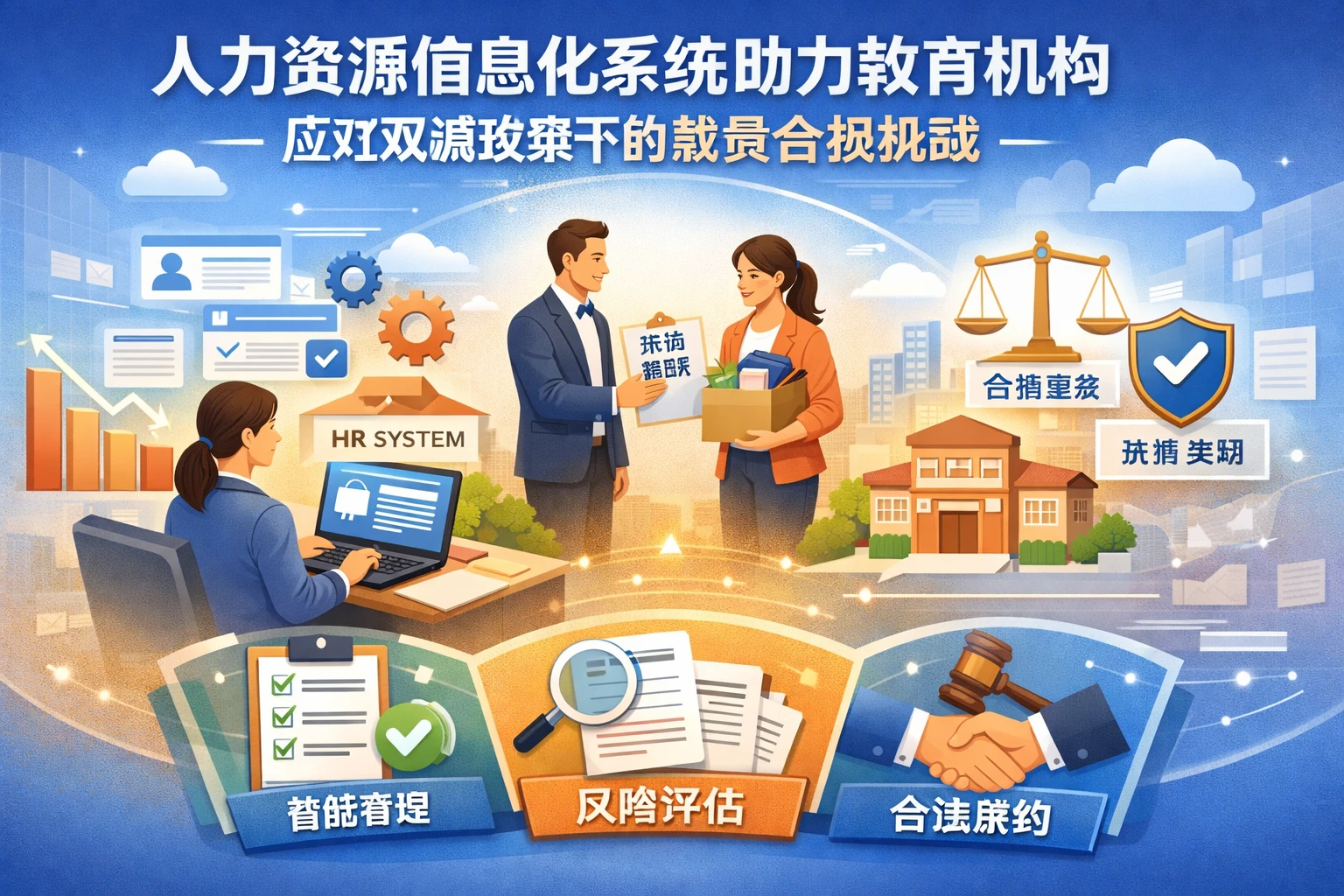 人力资源信息化系统助力教育机构应对双减政策下的裁员合规挑战