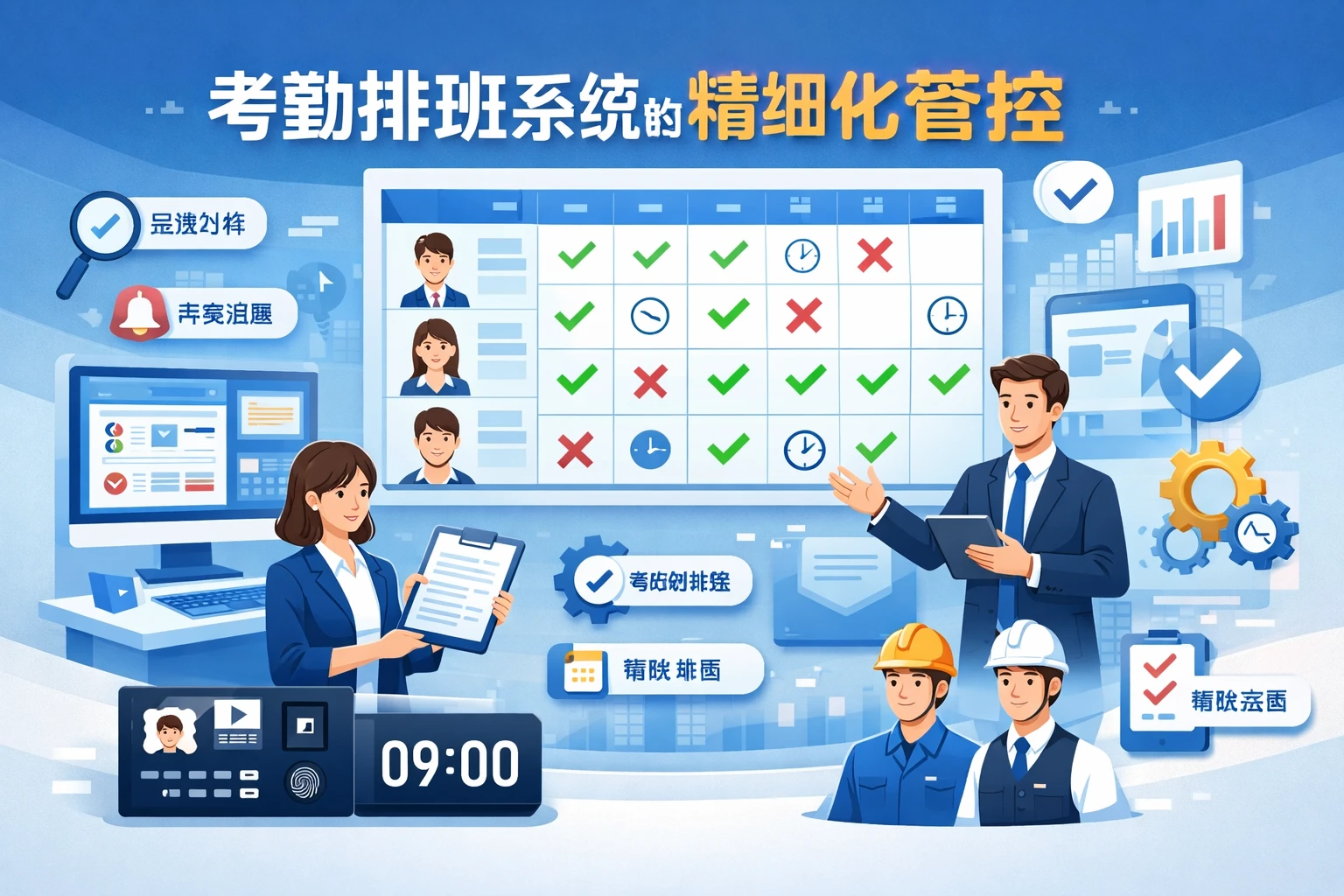 考勤排班系统的精细化管控
