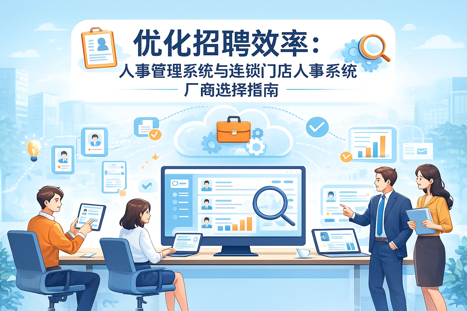 优化招聘效率：人事管理系统与连锁门店人事系统厂商选择指南