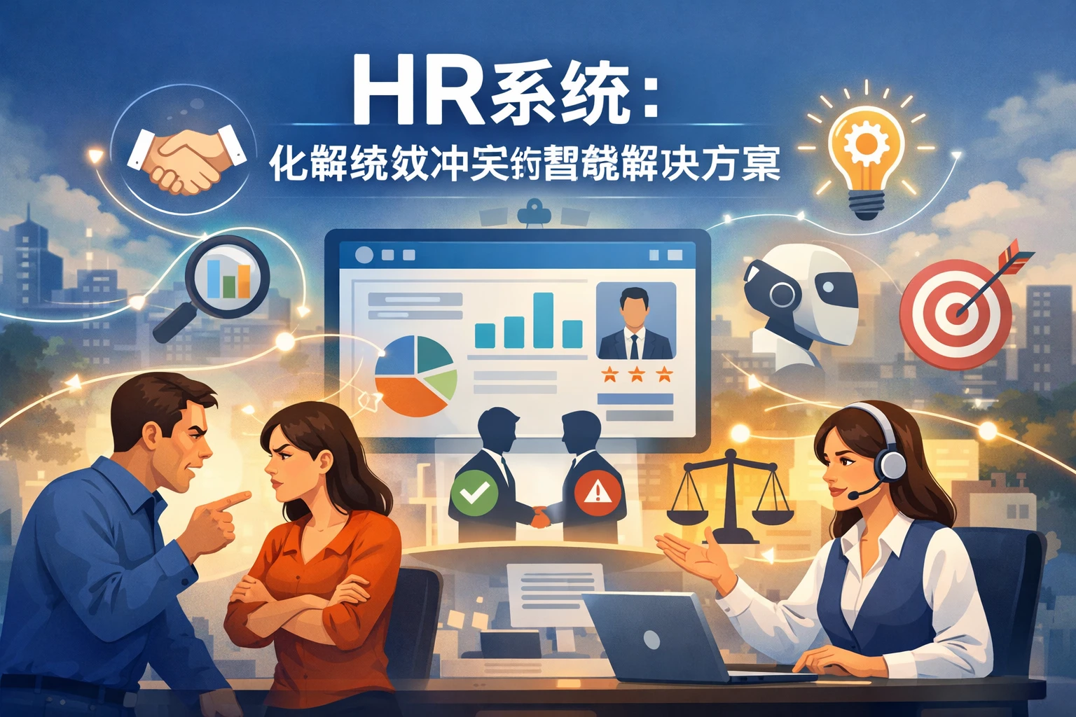 HR系统：化解绩效冲突的智能解决方案