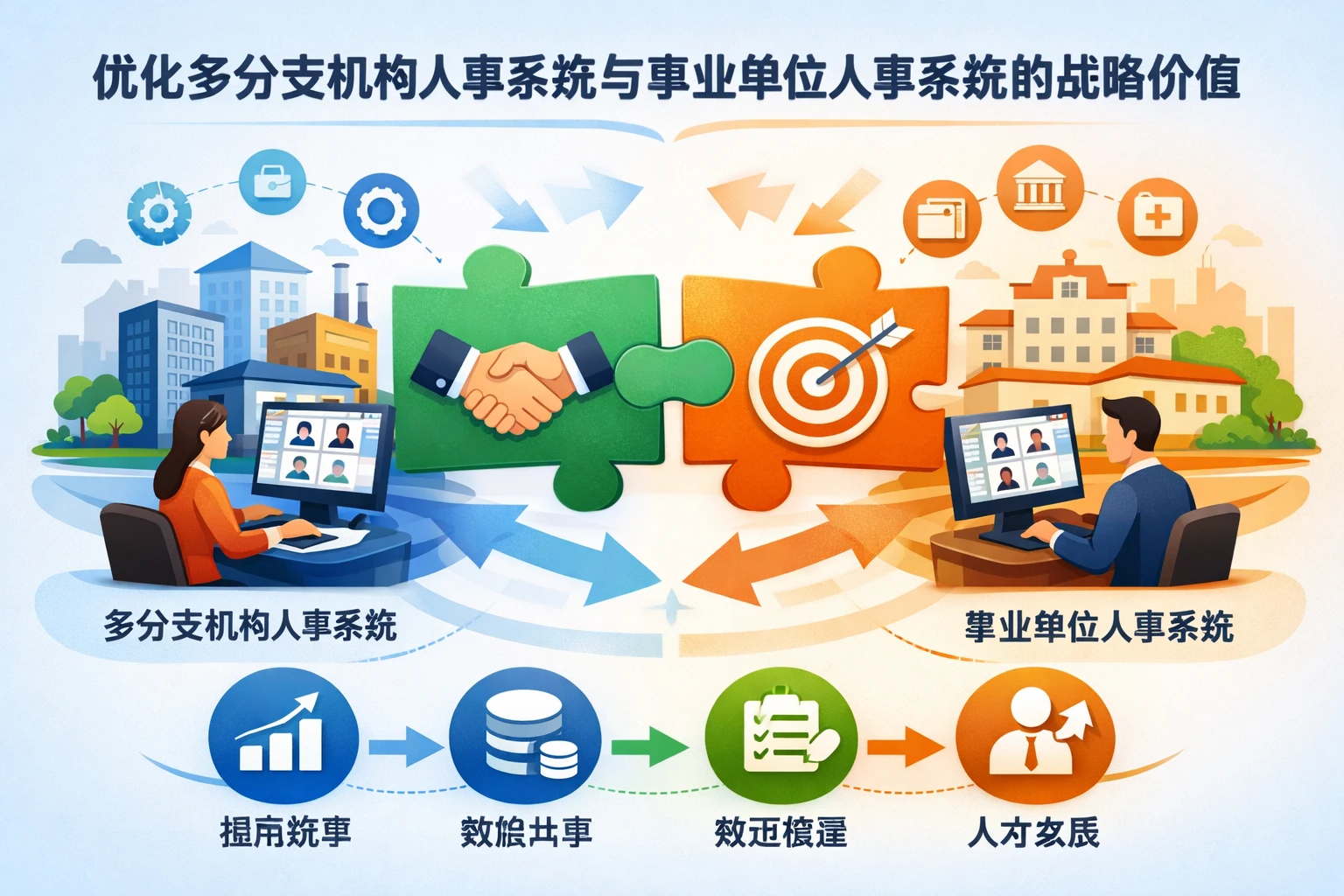 优化多分支机构人事系统与事业单位人事系统的战略价值