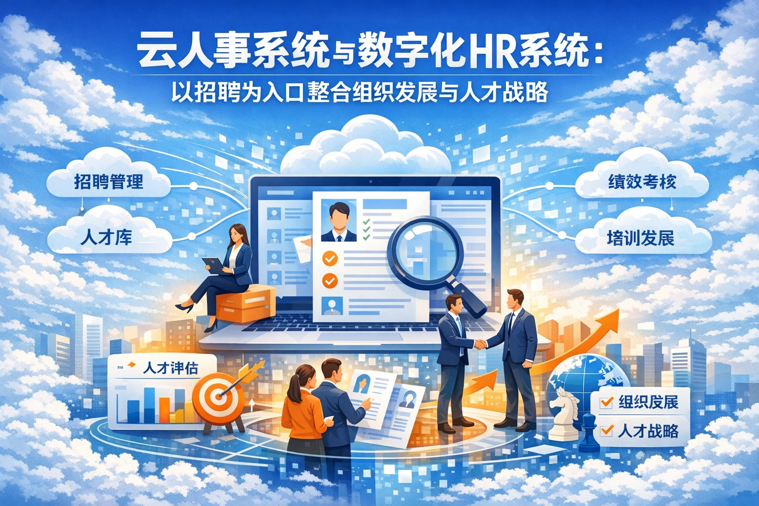 云人事系统与数字化HR系统：以招聘为入口整合组织发展与人才战略