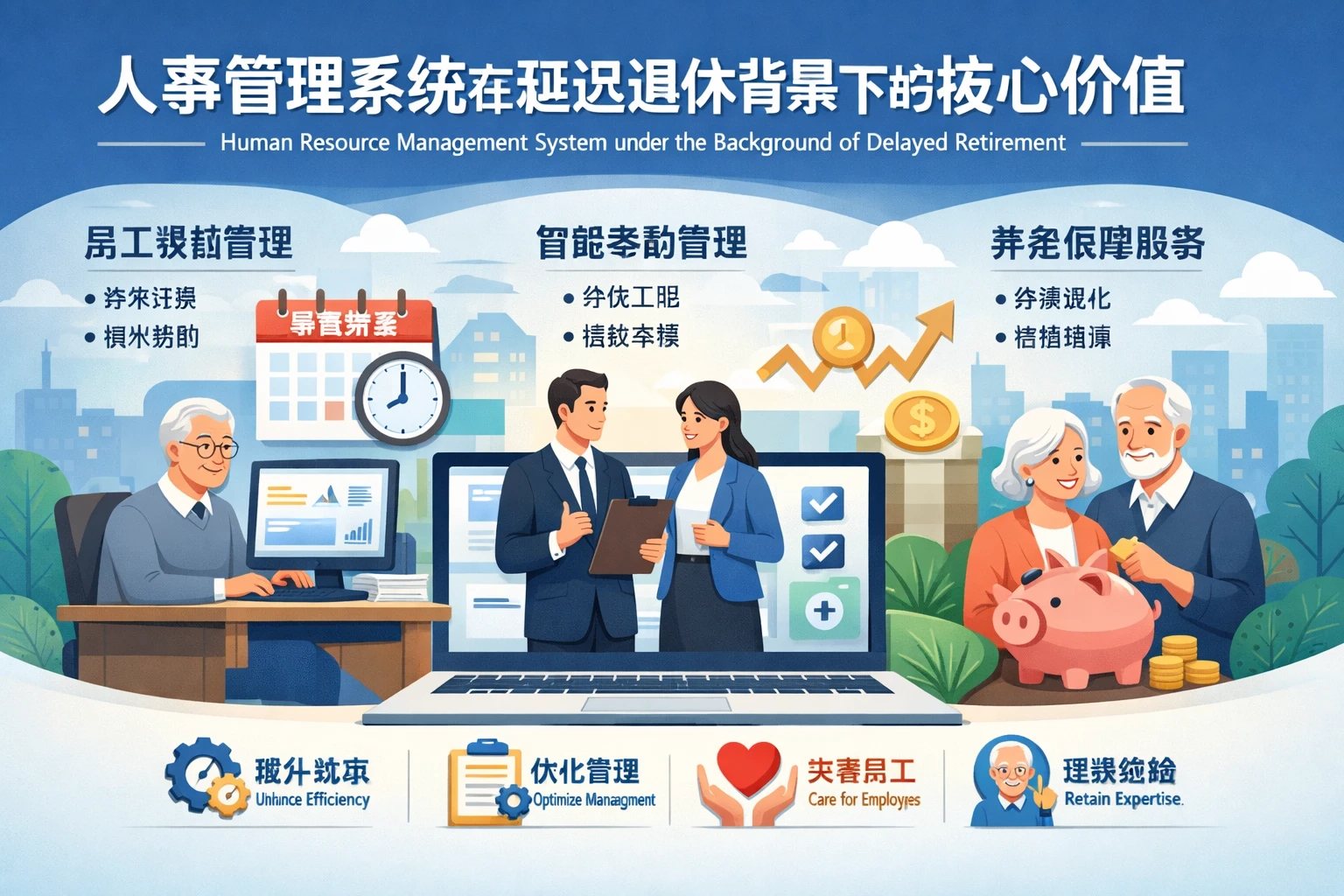 人事管理系统在延迟退休背景下的核心价值