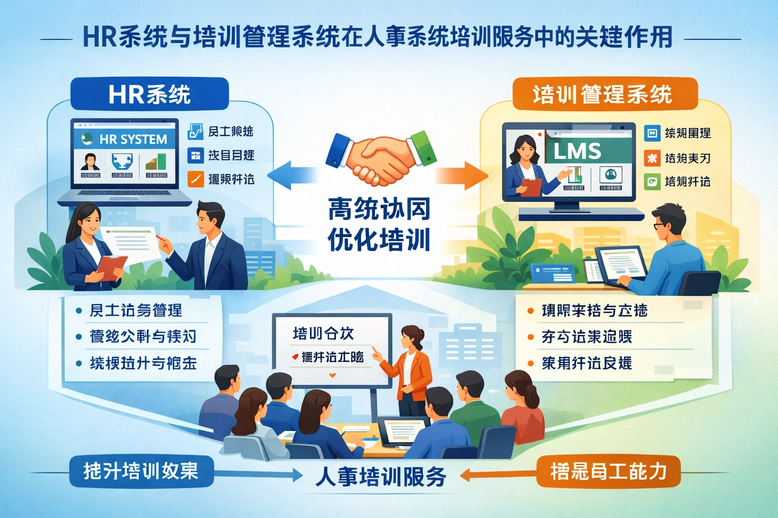 HR系统与培训管理系统在人事系统培训服务中的关键作用