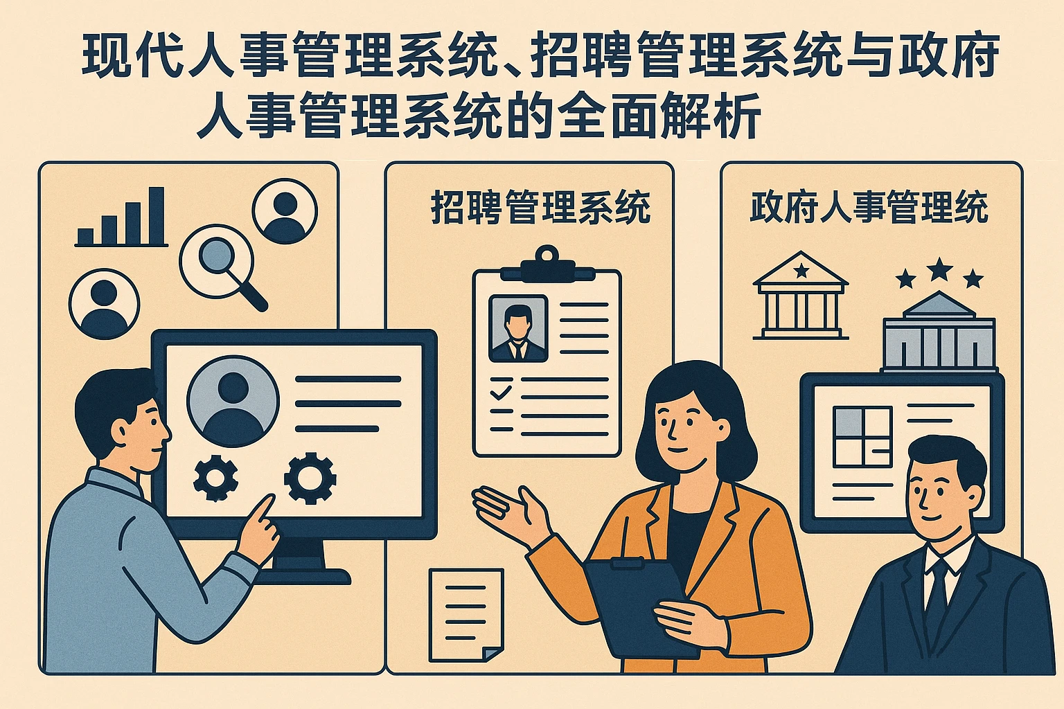 现代人事管理系统、招聘管理系统与政府人事管理系统的全面解析
