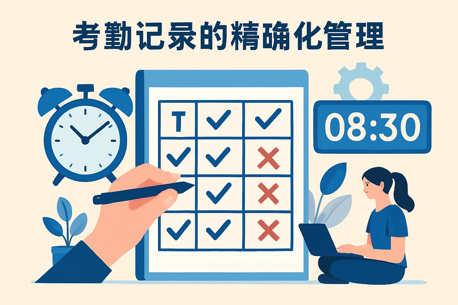 考勤记录的精确化管理