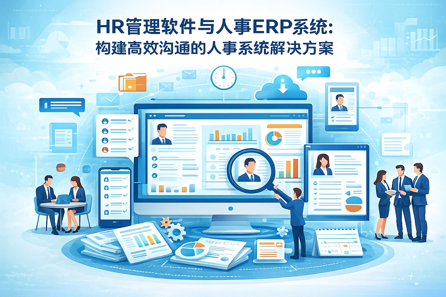 HR管理软件与人事ERP系统：构建高效沟通的人事系统解决方案