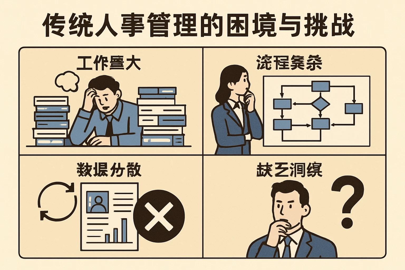 传统人事管理的困境与挑战