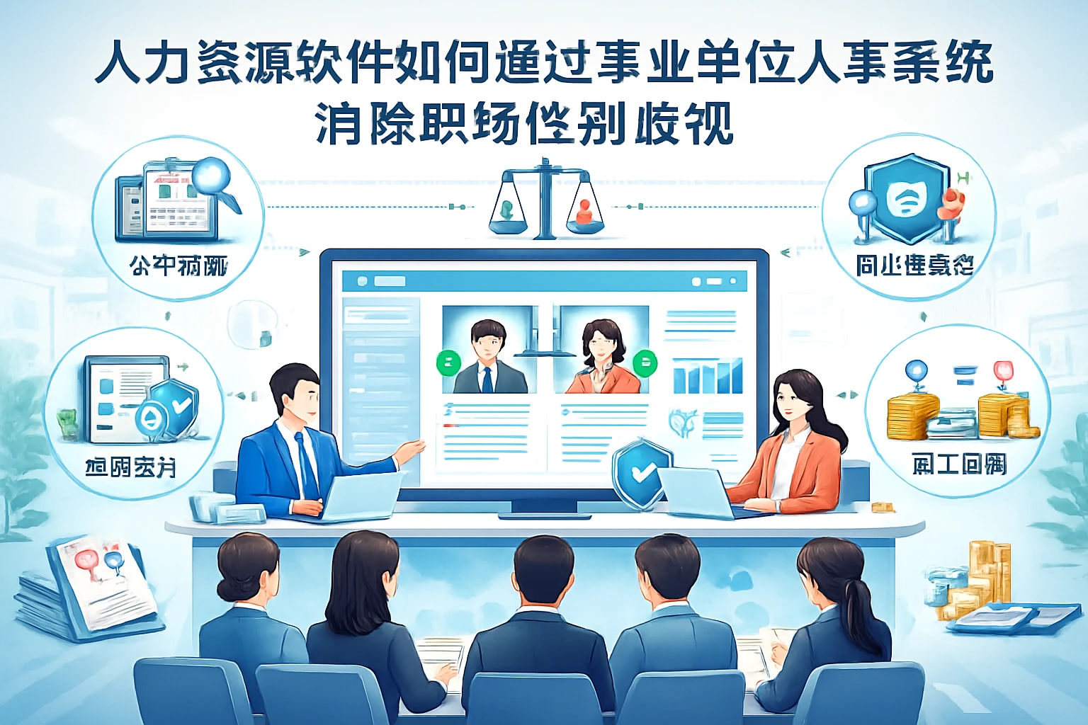 人力资源软件如何通过事业单位人事系统消除职场性别歧视