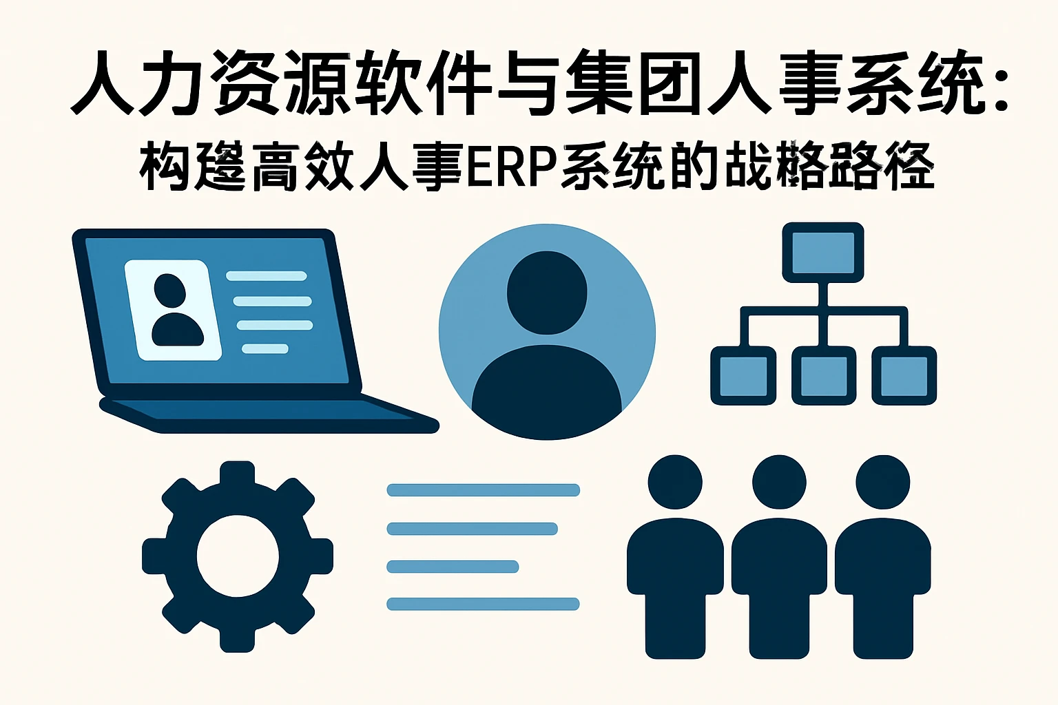 人力资源软件与集团人事系统：构建高效人事ERP系统的战略路径