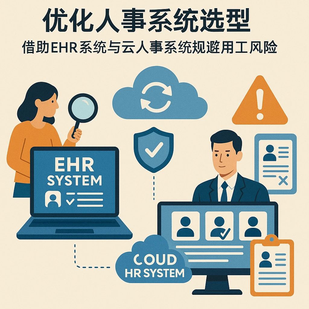 优化人事系统选型：借助EHR系统与云人事系统规避用工风险