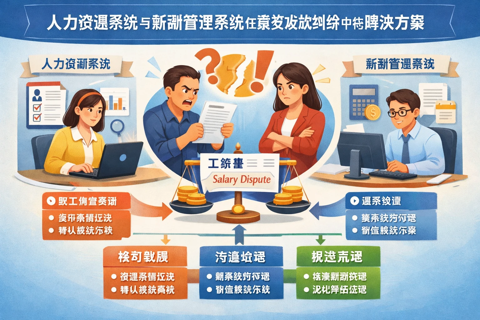 人力资源系统与薪酬管理系统在薪资发放纠纷中的解决方案