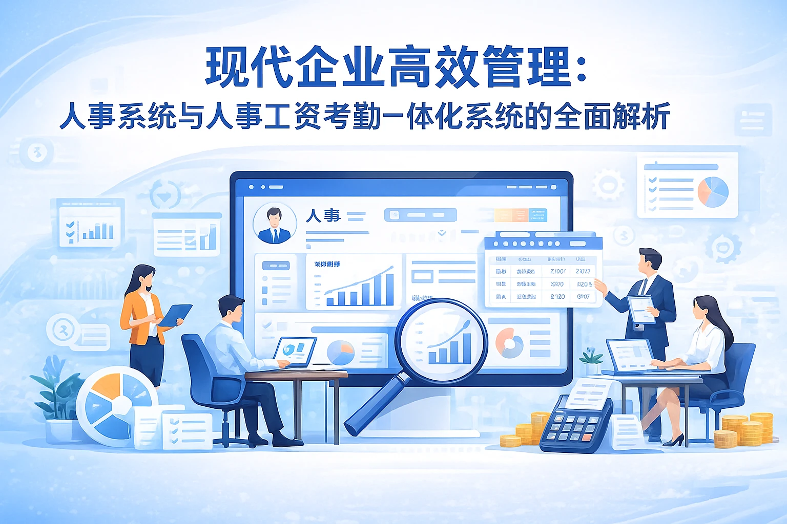 现代企业高效管理:人事系统与人事工资考勤一体化系统的全面解析