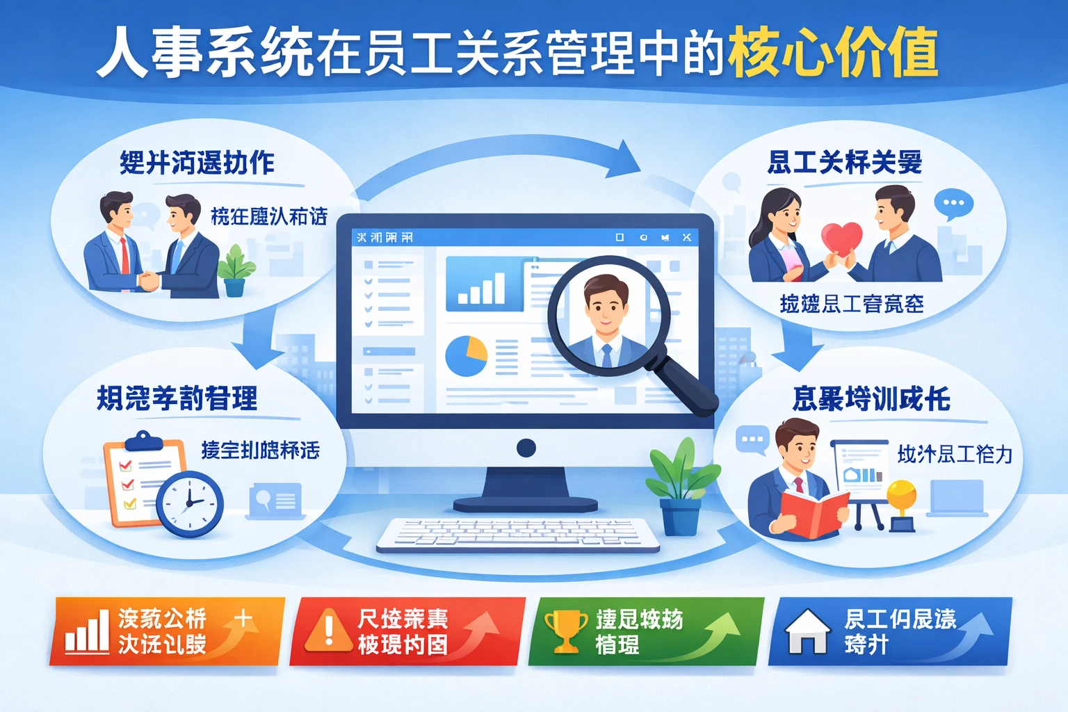 人事系统在员工关系管理中的核心价值