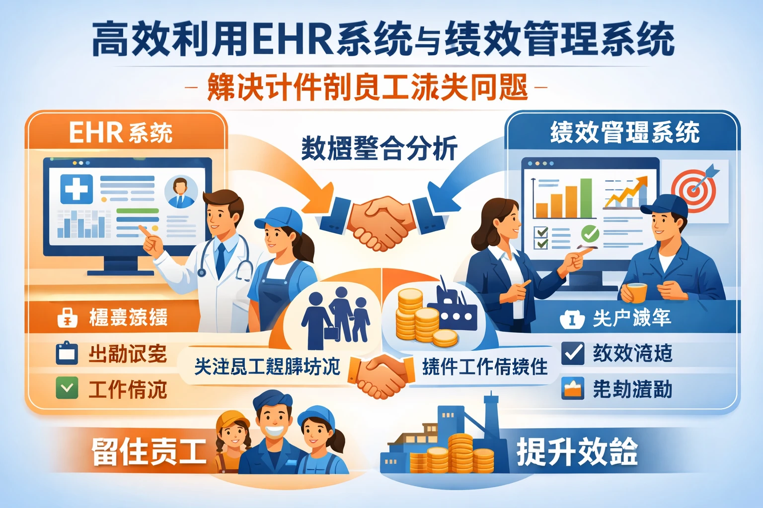高效利用EHR系统与绩效管理系统解决计件制员工流失问题